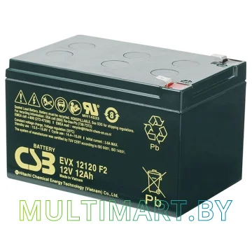 Аккумулятор для ИБП CSB EVX12120 F2 (12В/12 А·ч)